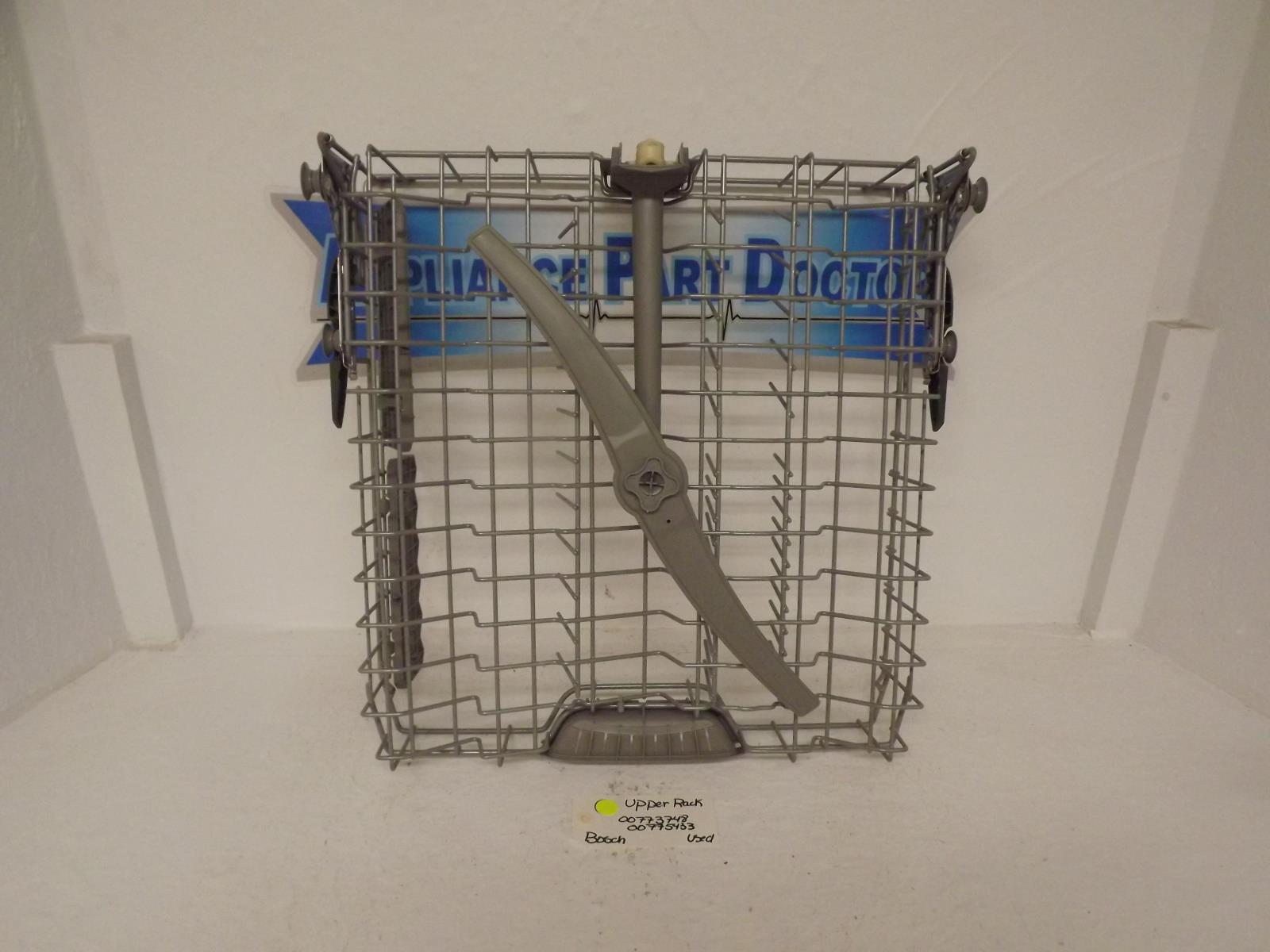 Bosch Dishwasher 00773748 00775433 Upper Rack Used Bosch Dishwasher 00773748 00775433 Upper Rack Used